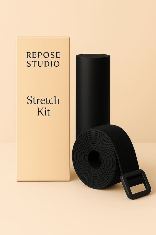 Stretch & Repose Set - Foam Roller & Strap Duo - Repose Studio
